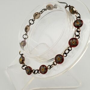 Vintage Sterling Forget Me Not Bracelet